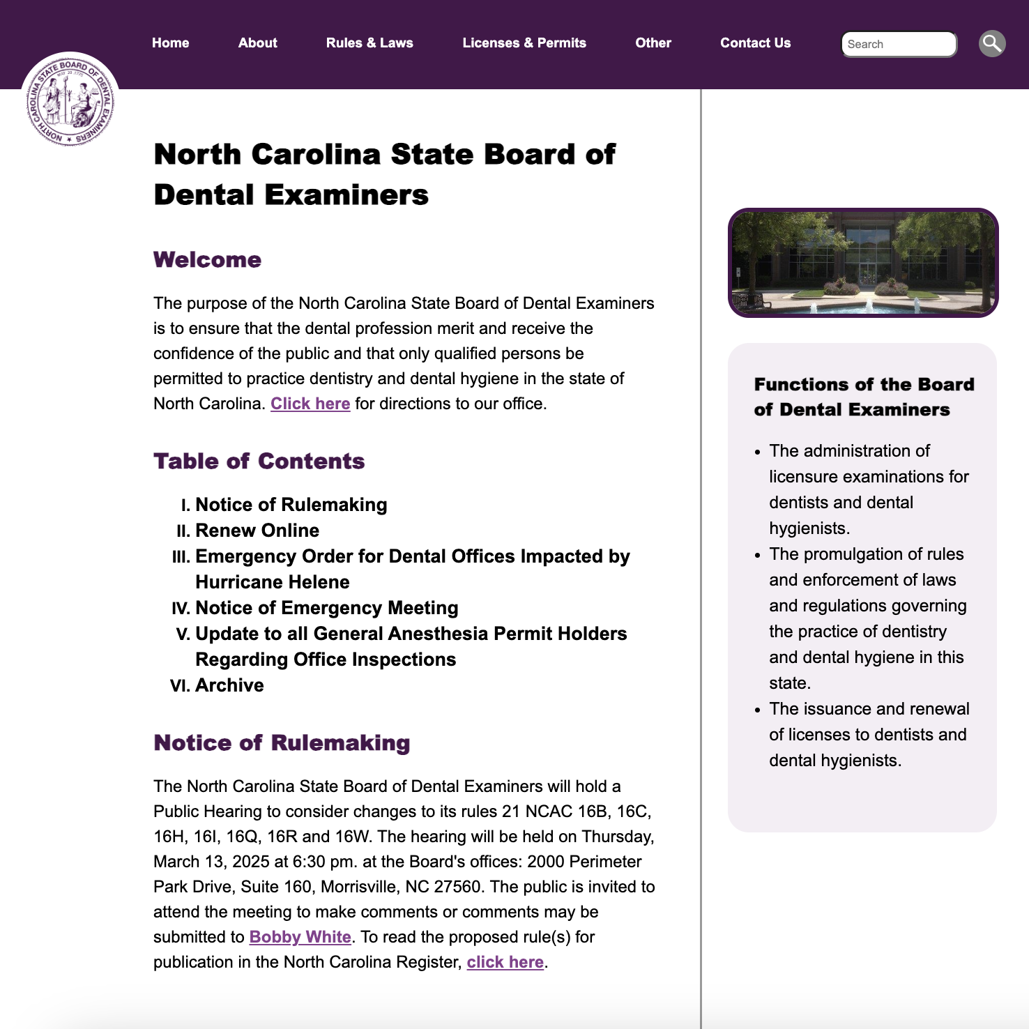 Preview of and link to responsive redesign case study